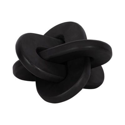 Wood, 10 Decorative Knot, Black