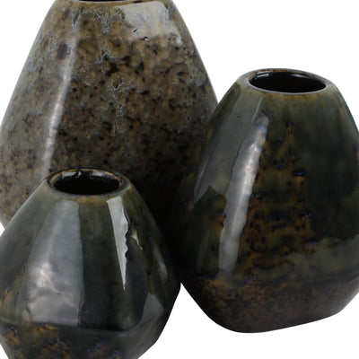 S/3 5/7/8 Tacoma Ceramic Vases