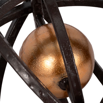 10 Armillary Orb, Black/gold