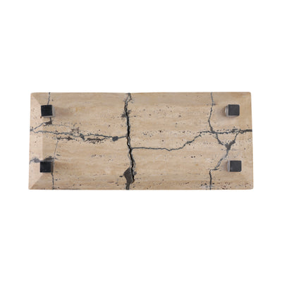 18 Gorda Crackle Travertine Tray