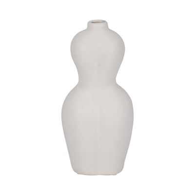 DOL, 12H TORSO VASE, WHITE