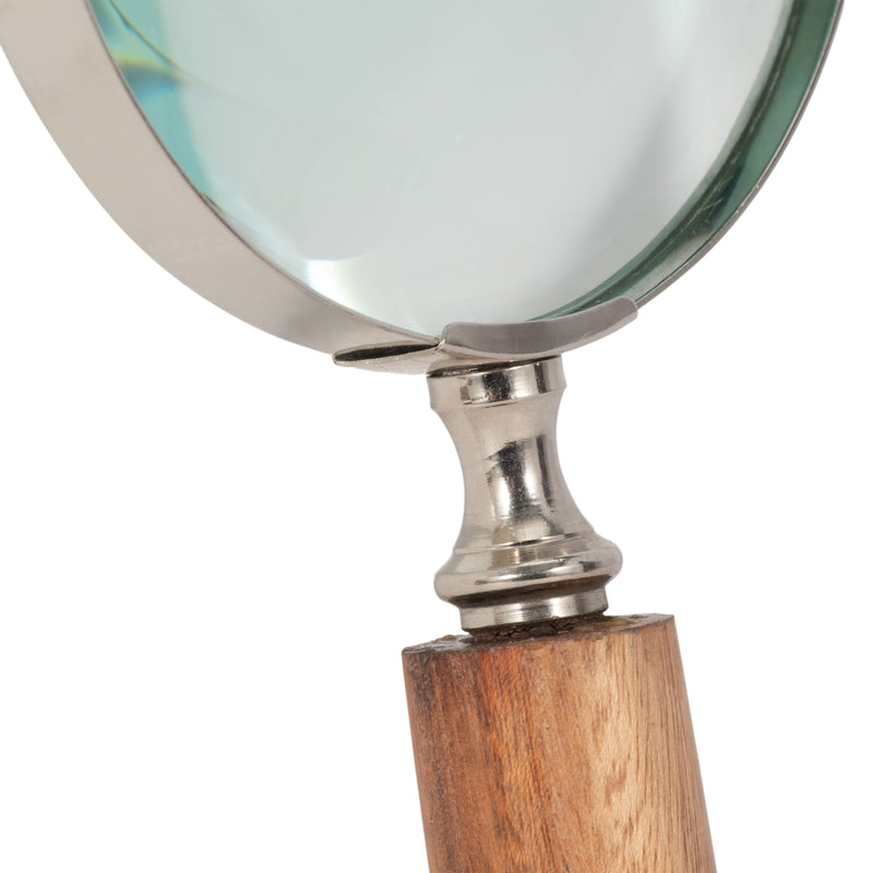 4D MAGNIFYING GLASS IN RESIN HANDLE, 2-TONE