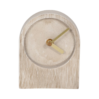 5 Arch Table Clock, Ivory