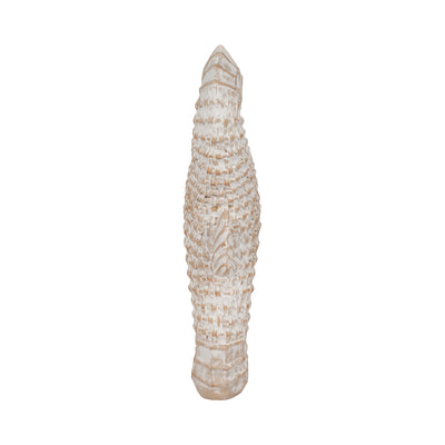 12 Resin Wicker Seahorse, White