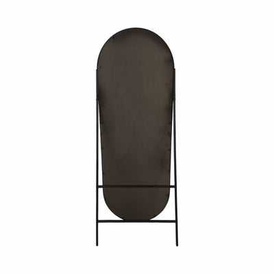 23x60 Rounded Standing Mirror, Black