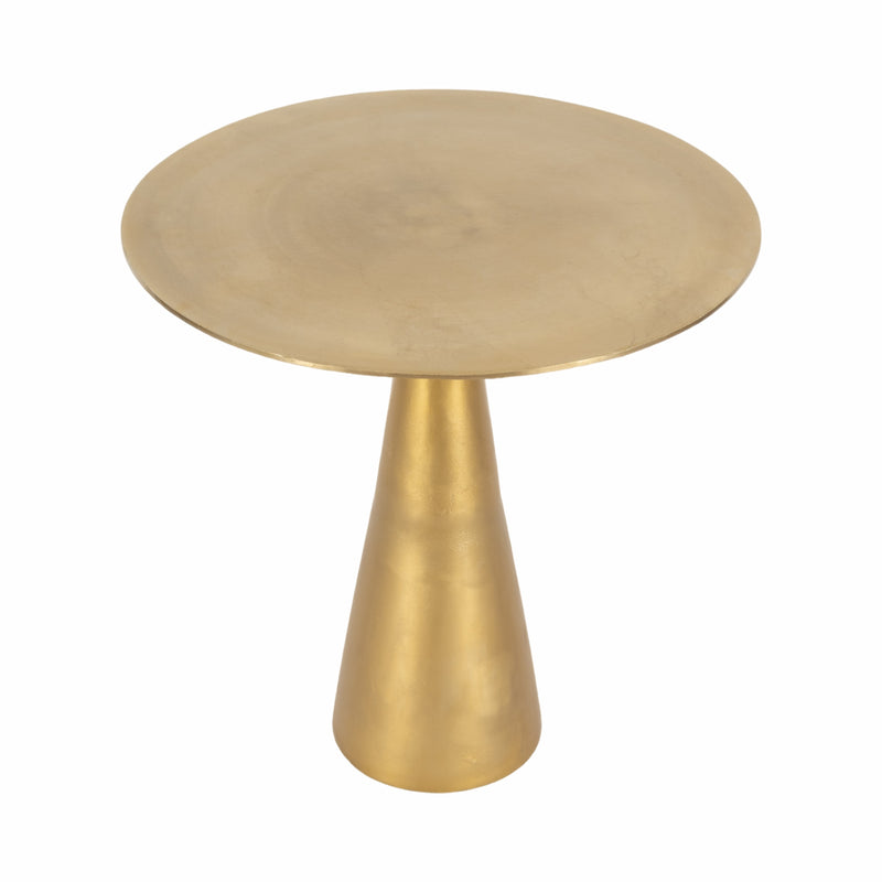 Metal, 24 Sanders Accent Table, Gold