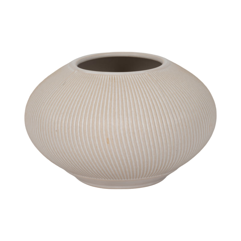 8 KITAMI MEDIUM VASE, IVORY