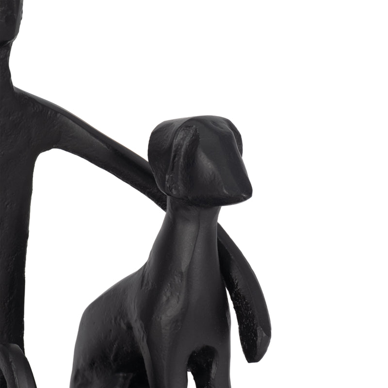 9 Mans Best Friend Sculpture, Black