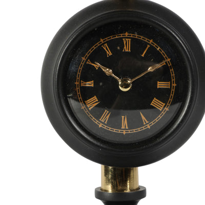 8 Avignon Gold And Black Desk Clock