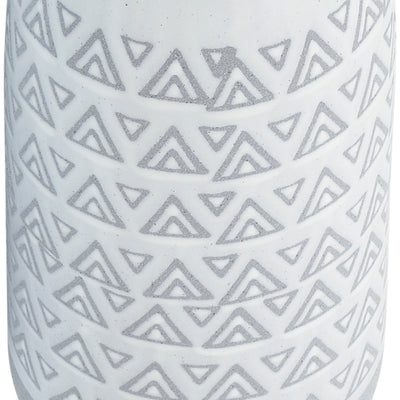 CER, 14H AZTEC VASE, GRAY