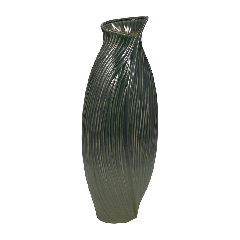 Rubpert Small Green Floor Vase