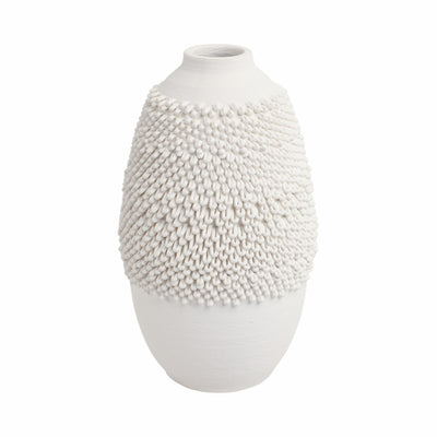 10 Arroyo Small 3d Printed Porcelain Vase, Ivory