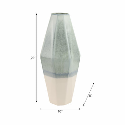 21 Coimbra Large Faceted Portugal Vase