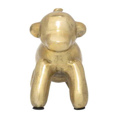 5L METAL BALLOON MONKEY, GOLD