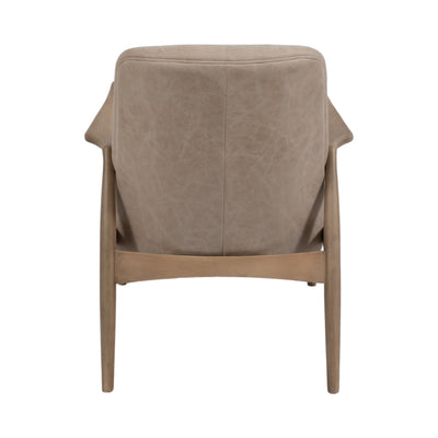 32 Bennati Leather Accent Chair, Tan