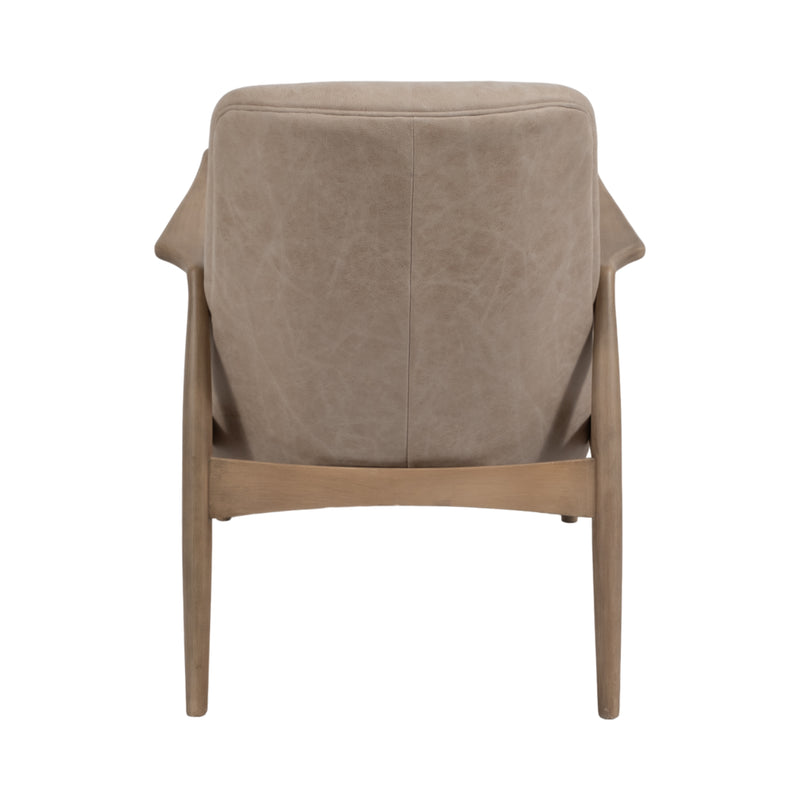 32 Bennati Leather Accent Chair, Tan