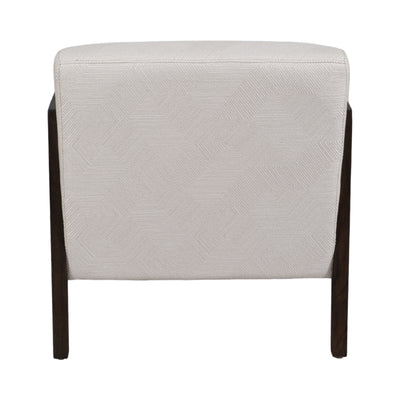 28 Brunner Accent Chair, White/black