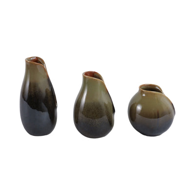 S/3 5/7/8 Oswego Ceramic Vases