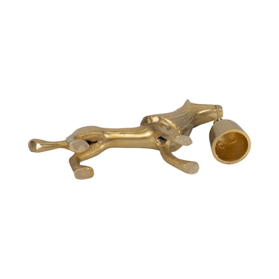 9 Lion Candle Snuffer, Gold