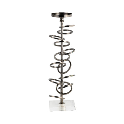 METAL, 15 RING TOSS ON ACRYLIC CANDLEHOLDER, GUNM