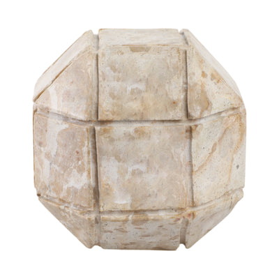 5 Pompano Medium Beige Marble Sphere