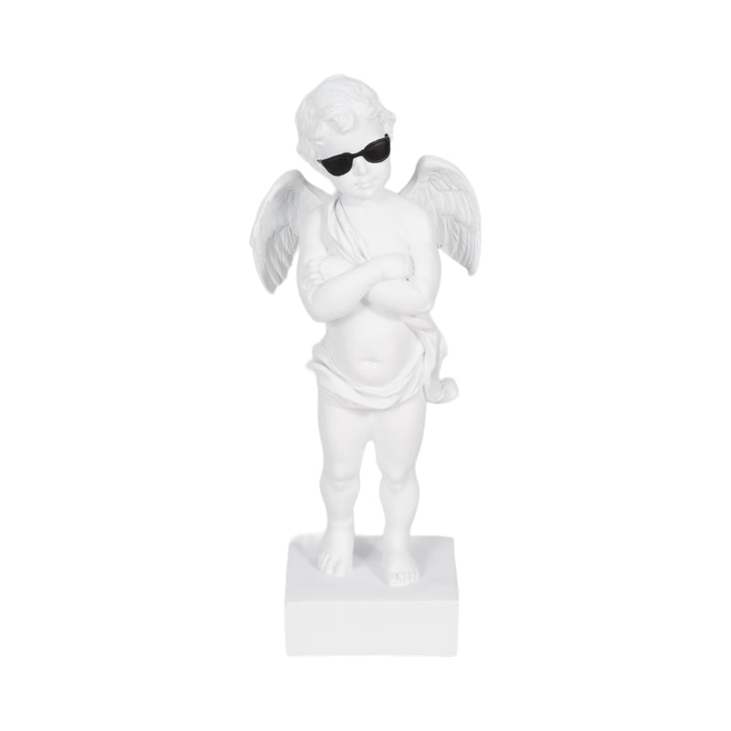 11 Angel With Sunglasses, White