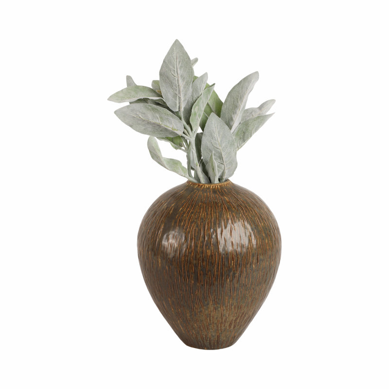 11 PROCIDA SMALL VASE, BROWN