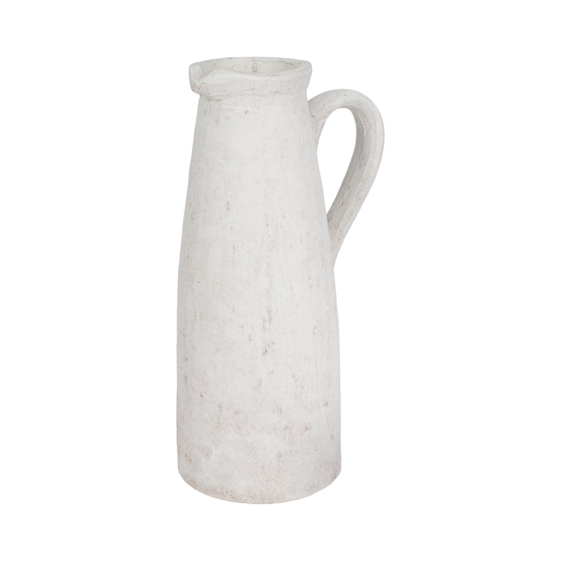 17 Pitcher Rough Finish, White