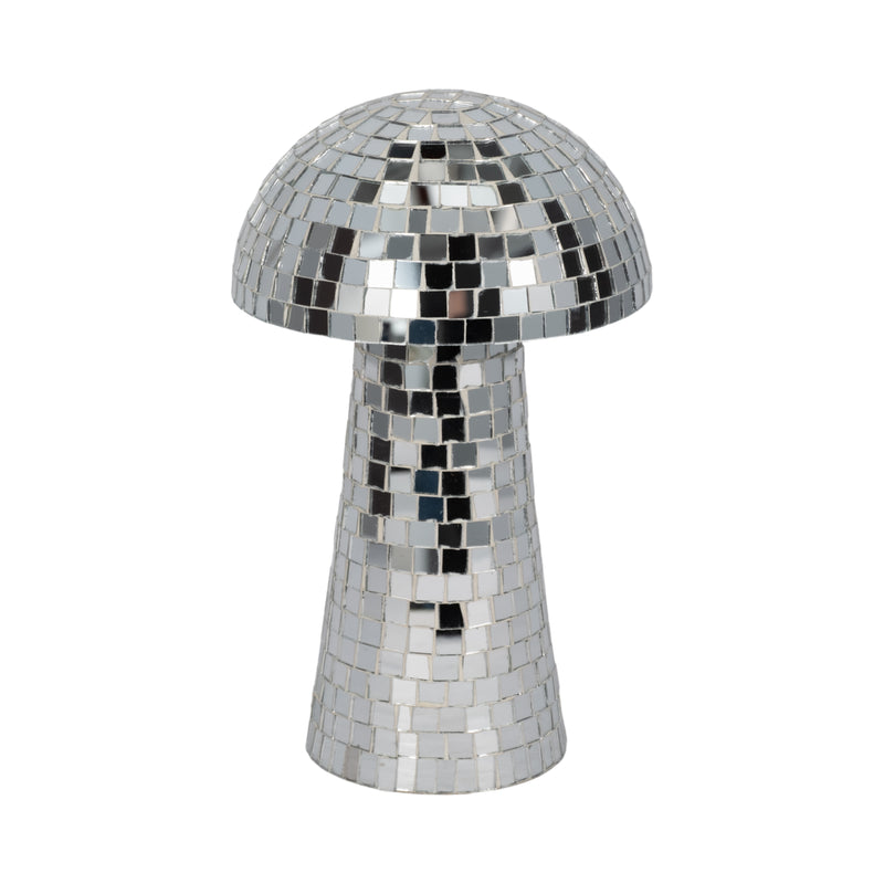 10 Mosaic Mushroom, Silver