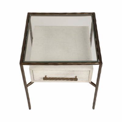 22 Azamara Real Hide Accent Table