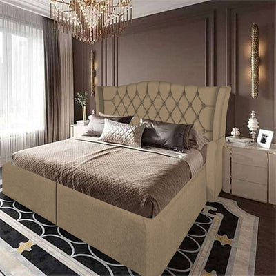 In House | Taj Mahal Bed Frame Linen - 200x180 cm