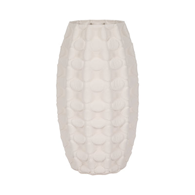 15 Alexander 3d Printed Vase, Ivory/beige