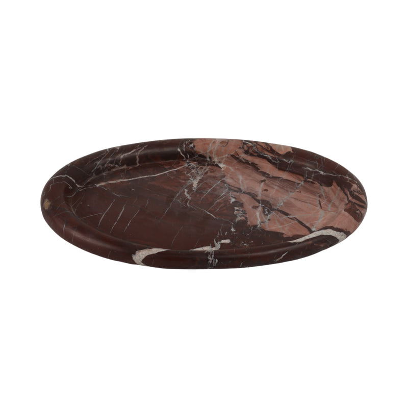 17 Kramer Red Marble Tray