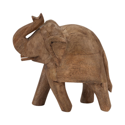 Mango Wood, 8 Elephant, Brown