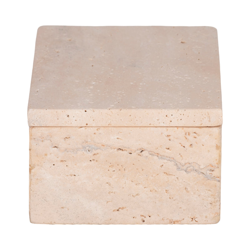 7 Travertine Box, Tan