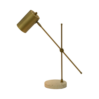 20 Zonda Travertine Table Lamp, Gold