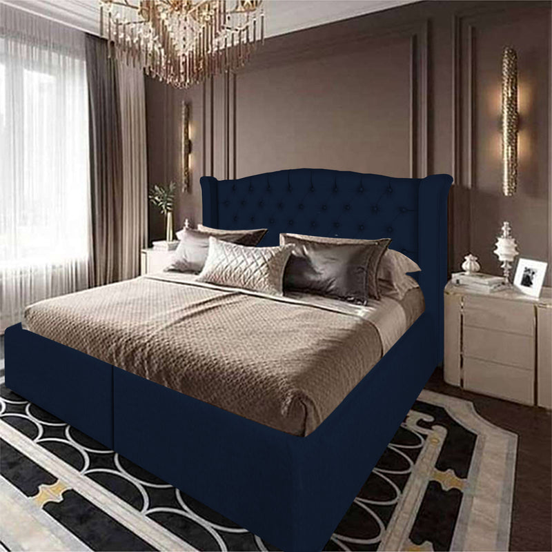 In House | Al Dimashqi Bed Frame Linen - 200x160 cm