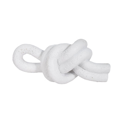 9 Loop Knot Object, White