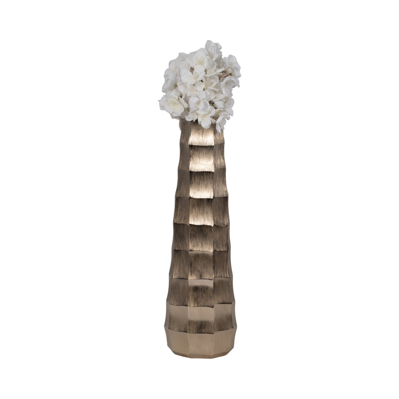 20 Terini Small Metal Vase, Gold