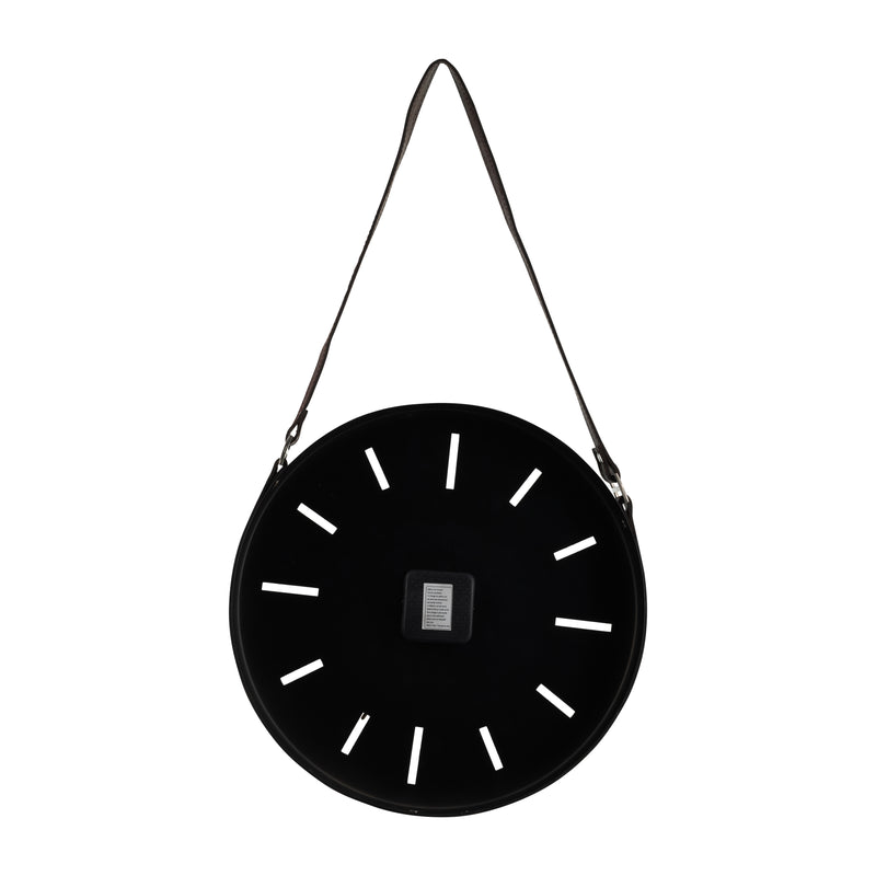 METAL, 14 WALL CLOCK, BLACK