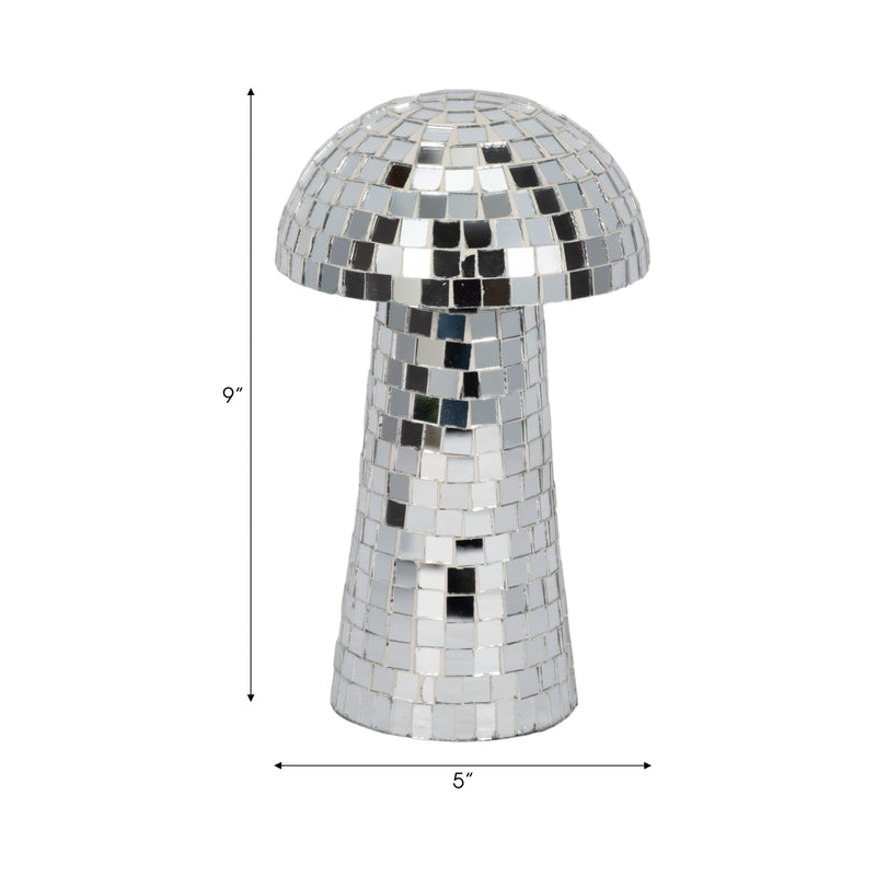 9 Mosaic Mushroom, Silver