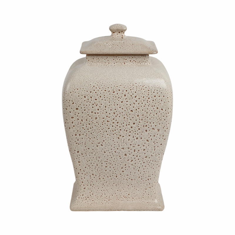 16 Townsend Small Lidded Jar, Beige