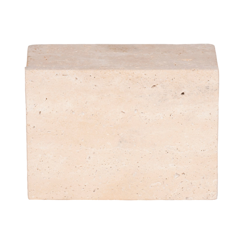 7 Travertine Box, Tan