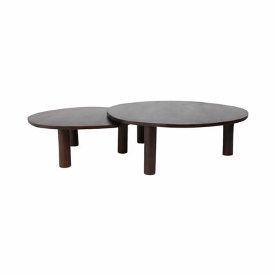 S/2 37/47 Calvin Nesting Wooden Coffee Tables, Bl