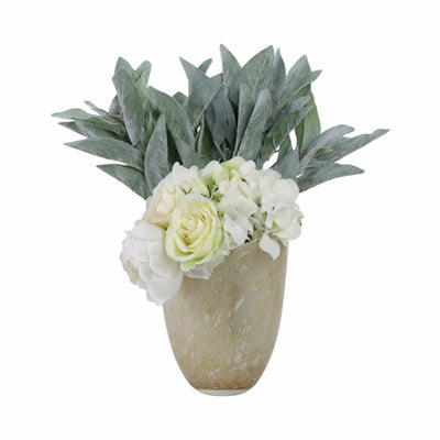 9 Durban Small Cream Glass Vase