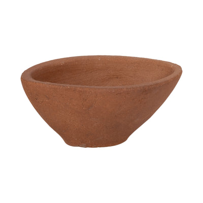 10 Tapered Terracotta Bowl, Natural