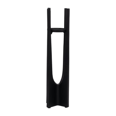 METAL, 16 PILLAR CANDLE HOLDER, BLACK