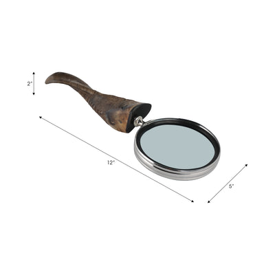 12 Crassus Horn Magnifying Glass