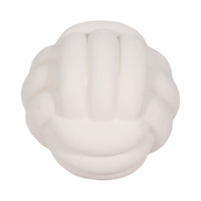 5 Knot Orb Rough Texture, White