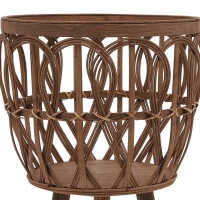 S/3 BAMBOO PLANTERS 11/13/15 BROWN